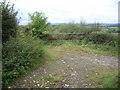 Disused gated track with gate