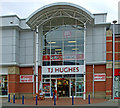 Entrance to T J Hughes, Cole Street, Scunthorpe