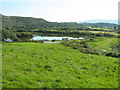 Fishing lake near Morfa Bychan