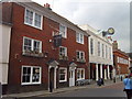 White Hart Public House and Hythe town hall.