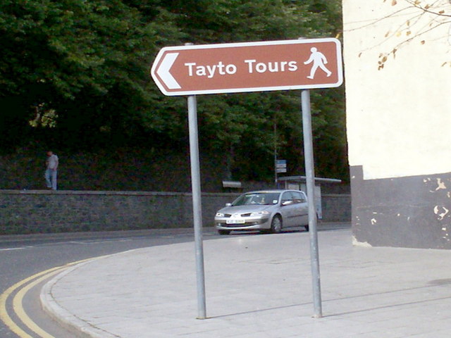 Directional Sign to Tayto Potato Crisp Factory, Tandragee.