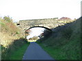 Bridge over railway cutting