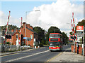 Newark Castle Level Crossing