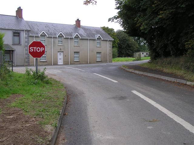 Road junction at Hill Head