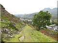 View down the No2 pitch of the Graig Ddu Quarry inclined plane