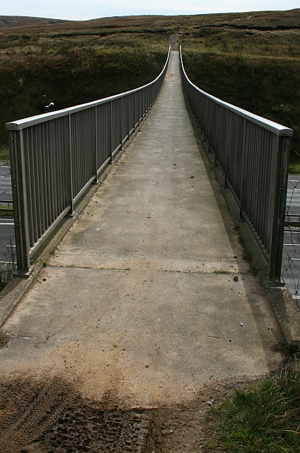 Footbridge Over the M62 (2).