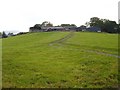 Farm buildings above Caethro