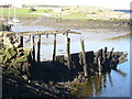 Remains of coal staithe