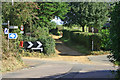 The junction of Skinners Lane and Alverstone Road