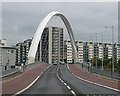 Clyde Arc Glasgow by day