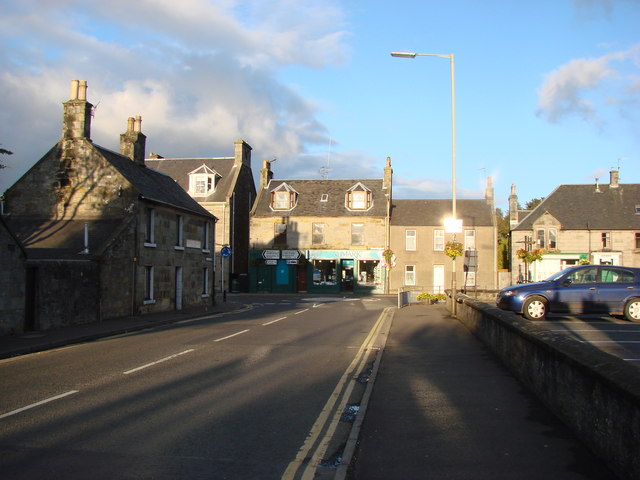 Station Road, junction with High Street, Kinross