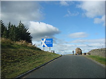 NT6906 : A Scottish Welcome at the Border,  Carter Bar by Bill Henderson