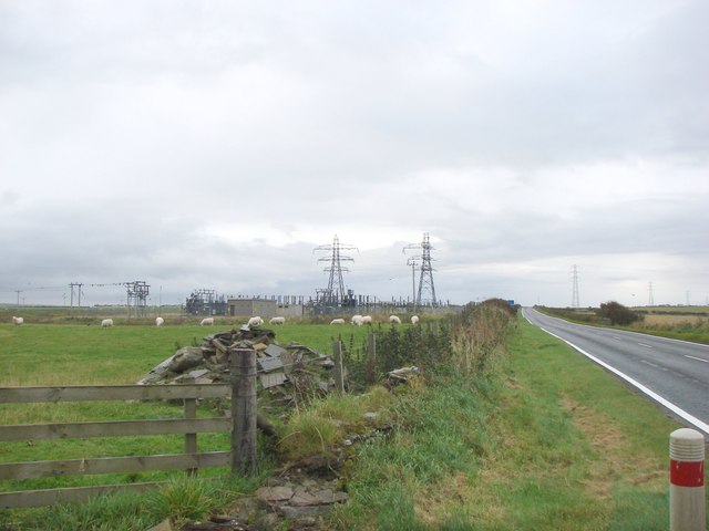 Electricity Sub Station on the A9
