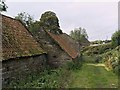 Bridleway and barns at Park Nook