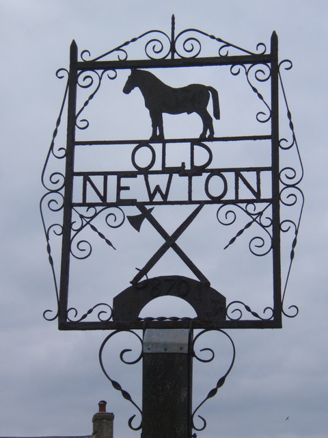 Old Newton village sign