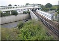 TQ0785 : Hillingdon underground station and the A40 road by Nigel Cox
