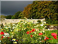 Autumn in the walled garden at Fyvie Castle