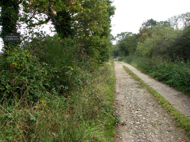 Private road to Calthorpe Broad