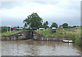 SJ6255 : Entry to Hurleston Bottom Lock, Shropshire Union Canal, Cheshire by Roger  D Kidd