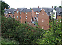 SJ6452 : New Housing by the Shropshire Union Canal, Nantwich, Cheshire by Roger  D Kidd