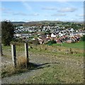 Overlooking Caeracca from the Dowlais Top Reservoir