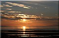 NJ1168 : Burghead Beach at Sunset by Anne Burgess