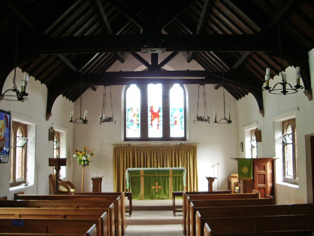 St Hubert's Church, Braithwaite, Interior