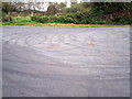 H8954 : Car Tyre Spins, "burning rubber" on the Causanagh Road, Loughgall by P Flannagan