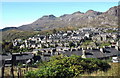 SH7045 : Blaena' and the Moelwynion hills from the quarrymen's path to Bowydd Quarry by Eric Jones