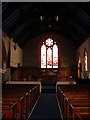 Llanfair church, interior