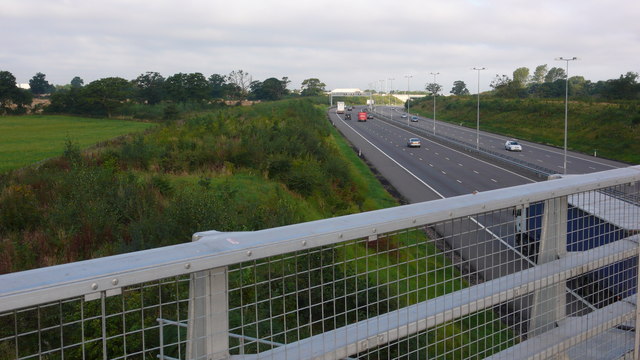 M6 Toll from Packington Lane, Coleshill
