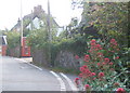 Village street and telephone box, Coddenham