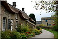 Thatched cottages near Chatsworth Park