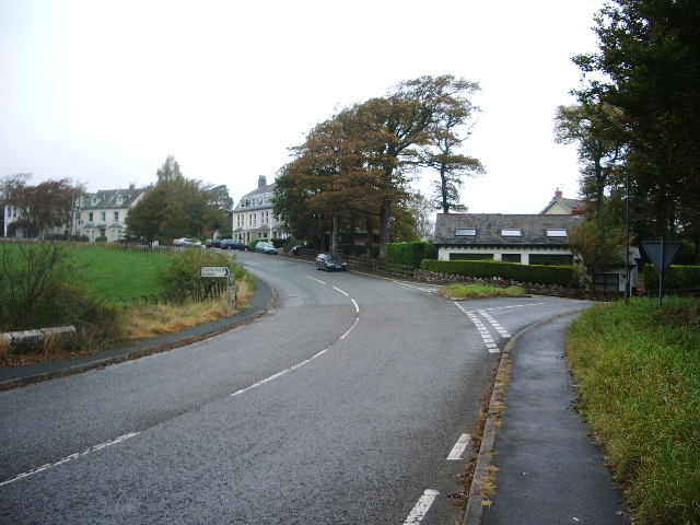 Road junction at Dubwath