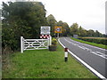 Entering Aston Rowant