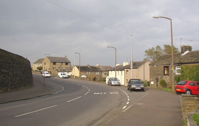 The sweeping curve, Green Lane, Sowood, Stainland