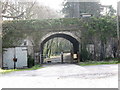 Railway arches beneath the Port Lodge driveway