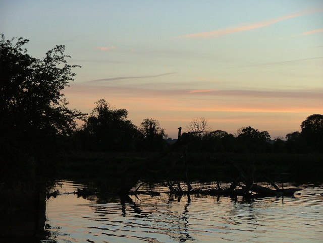 Sunset on the River Derwent