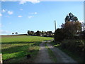 Track from Park Farm towards Park Lane