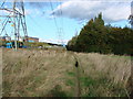 Part of the Public Footpath between North Featherstone and Glasshoughton