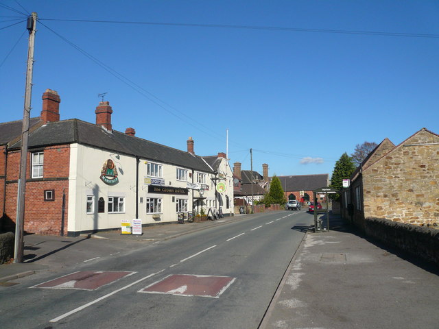 Tibshelf - High Street (B6014) © Alan Heardman cc-by-sa/2.0 :: Geograph ...