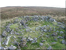 NS2966 : Remains on Dunnairbuck Hill by Chris Wimbush