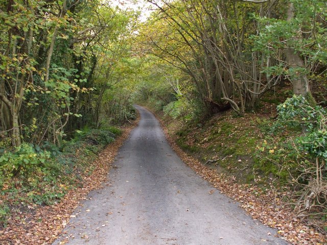 Minor road near Graig-wen