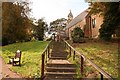 Churchyard steps