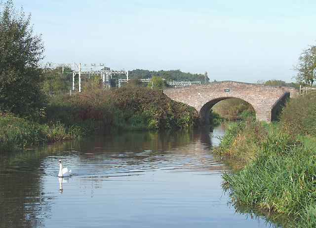 Canal and Railway at Milford,... © Roger D Kidd cc-by-sa/2.0 ...