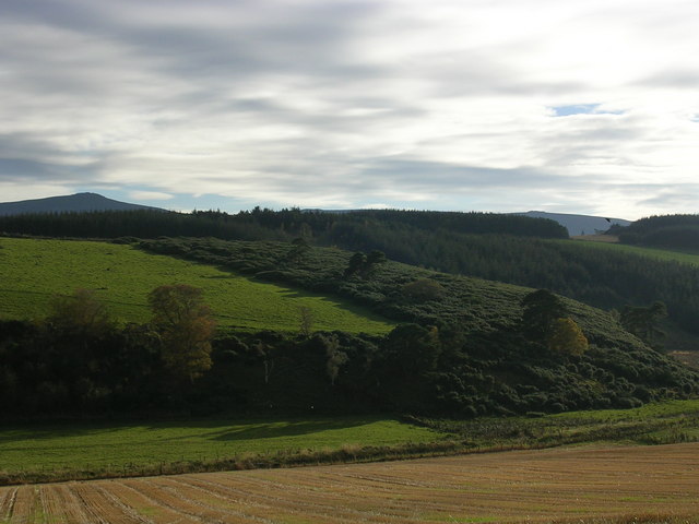 View near to East Lediken farm