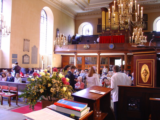 Interior of St Paul's Church, Covent Garden