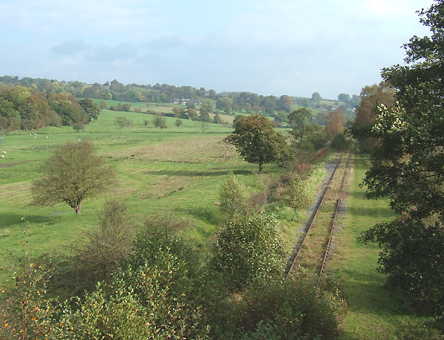 Grazing Land and Disused Railway, Denford, Staffordshire