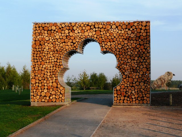 Log Archway Rosliston Forestry Centre