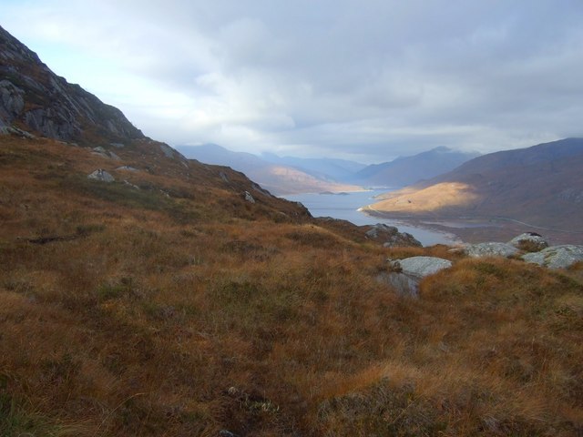 Loch Cluanie from Ceann Druim na Garth-leitir